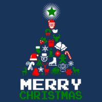 Ornament Merry Christmas Tree 16 in Basic Backpack