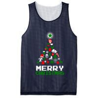 Ornament Merry Christmas Tree Mesh Reversible Basketball Jersey Tank