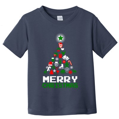 Ornament Merry Christmas Tree Toddler T-Shirt