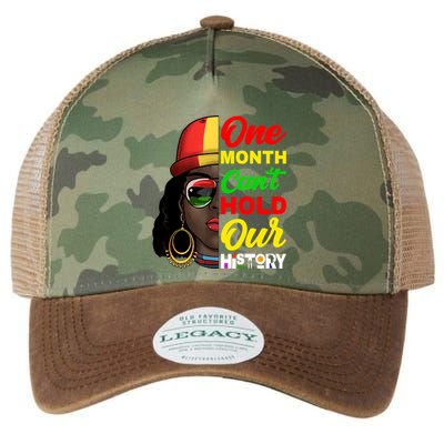 One Month Can't Hold Our History Melanin African Afro Hair Legacy Tie Dye Trucker Hat