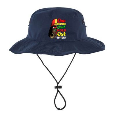 One Month Can't Hold Our History Melanin African Afro Hair Bucket Hat