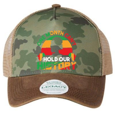 One Month Cant Hold Our History Black History Month Legacy Tie Dye Trucker Hat