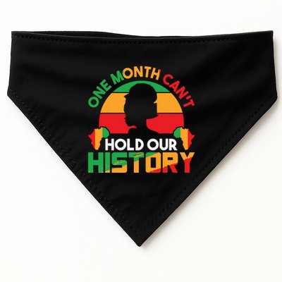 One Month Cant Hold Our History Black History Month USA-Made Doggie Bandana