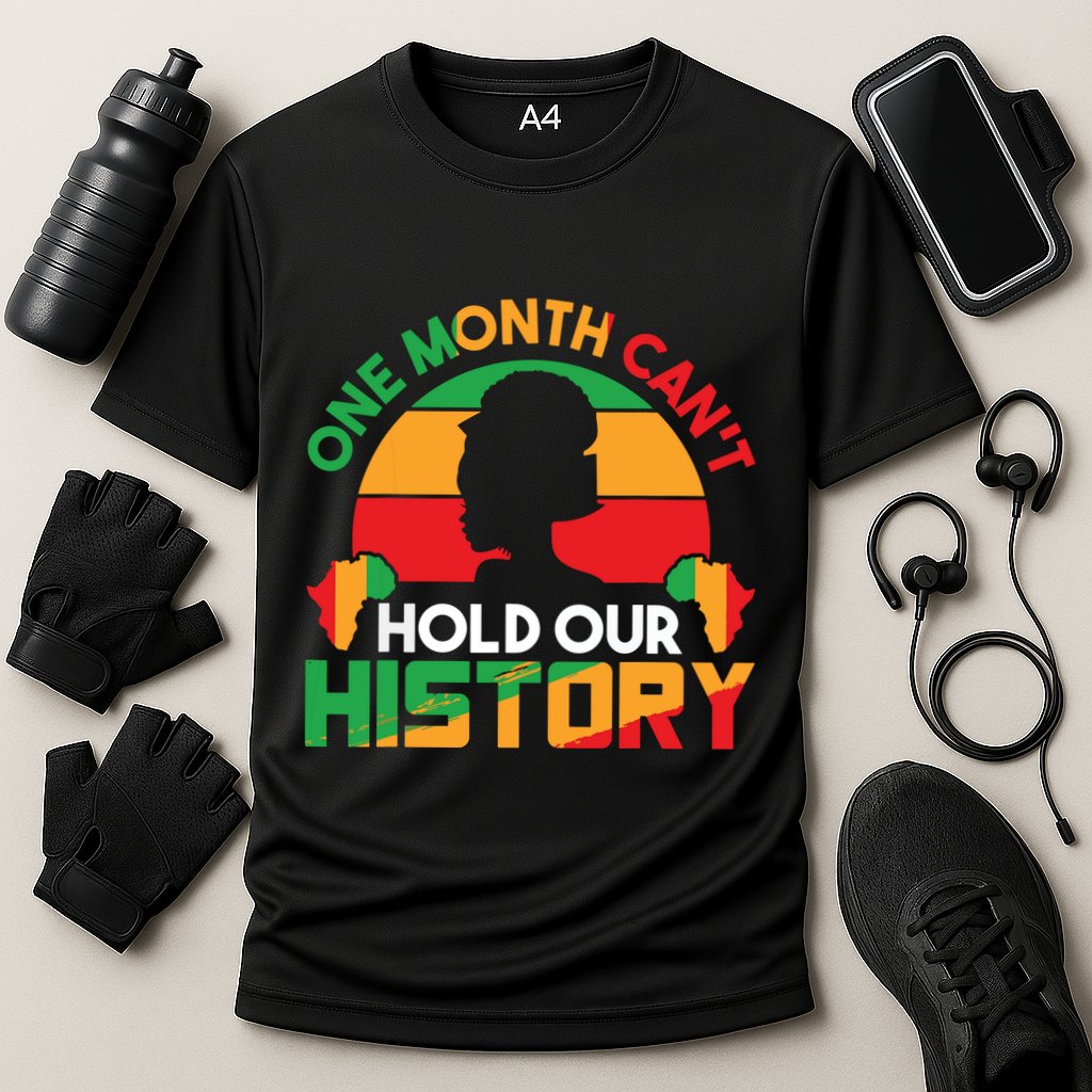 One Month Cant Hold Our History Black History Month Performance Shirt