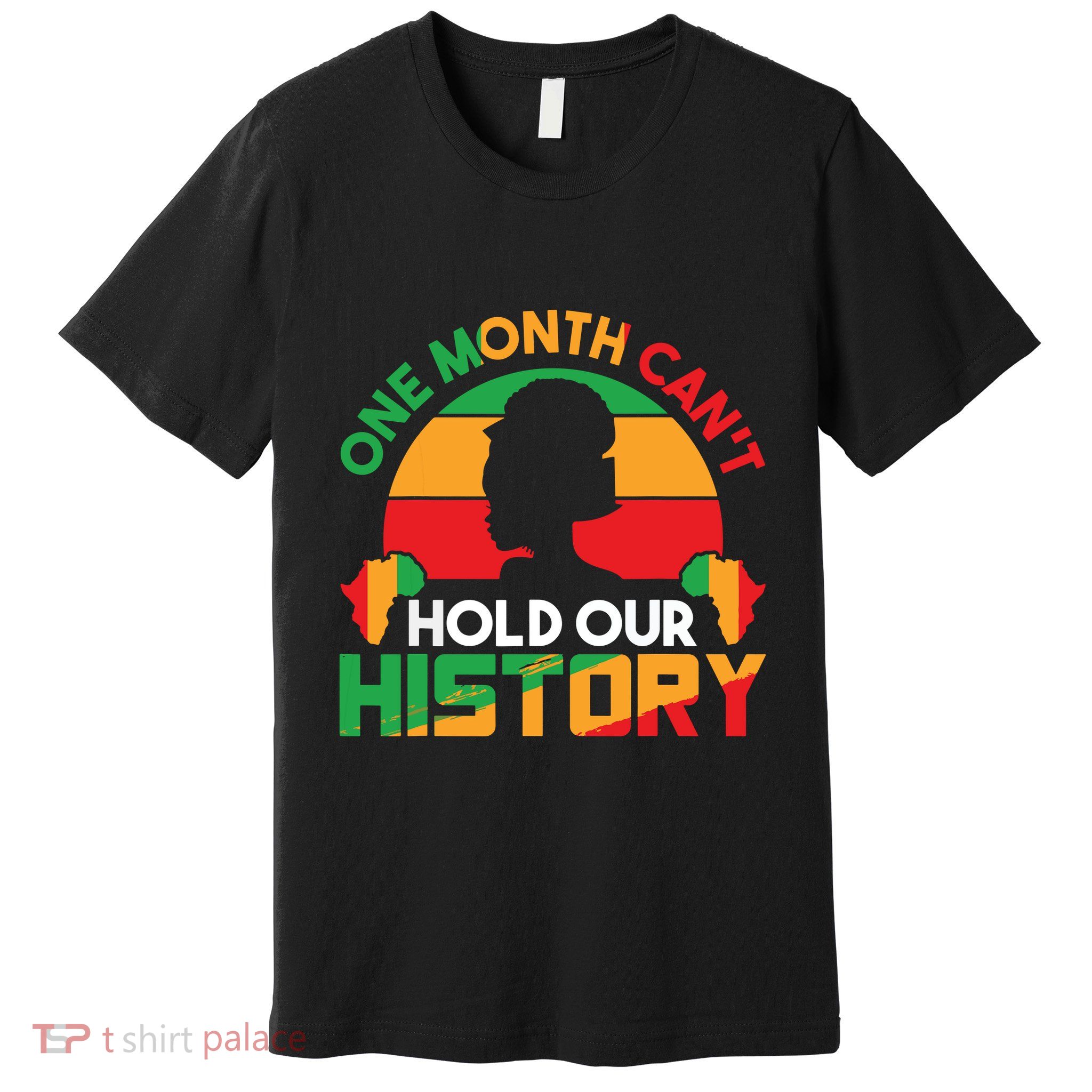One Month Cant Hold Our History Black History Month Premium T-Shirt