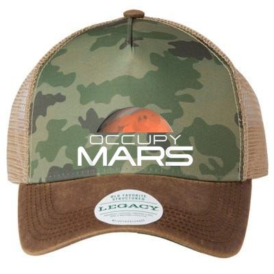 Occupy Mars Colonize Space Legacy Tie Dye Trucker Hat