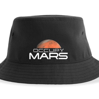 Occupy Mars Colonize Space Sustainable Bucket Hat