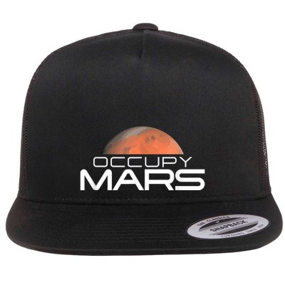 Occupy Mars Colonize Space Flatbill Hat