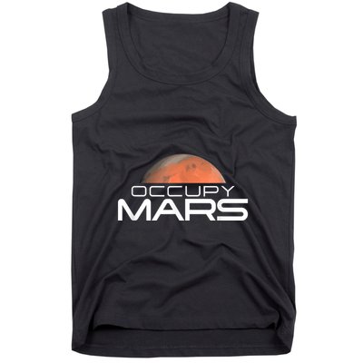 Occupy Mars Colonize Space Tank Top