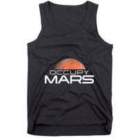 Occupy Mars Colonize Space Tank Top