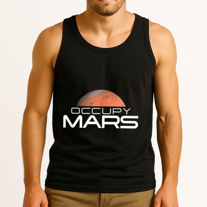 Occupy Mars Colonize Space Tank Top