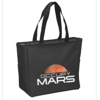 Occupy Mars Colonize Space Zip Tote Bag