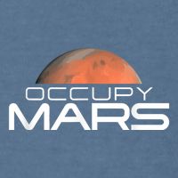 Occupy Mars Colonize Space Garment-Dyed Sweatshirt