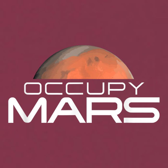 Occupy Mars Colonize Space 16oz Travel Tumbler