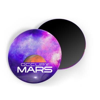 Occupy Mars Colonize Space Magnet
