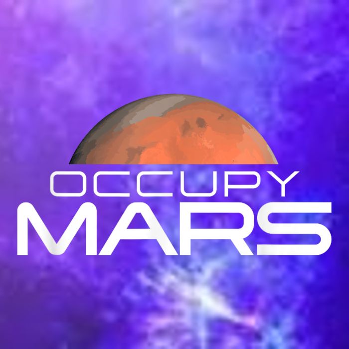 Occupy Mars Colonize Space Magnet