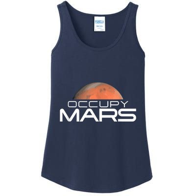 Occupy Mars Colonize Space Ladies Essential Tank