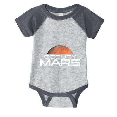 Occupy Mars Colonize Space Infant Baby Jersey Bodysuit