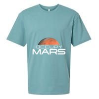 Occupy Mars Colonize Space Sueded Cloud Jersey T-Shirt