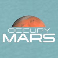 Occupy Mars Colonize Space Sueded Cloud Jersey T-Shirt