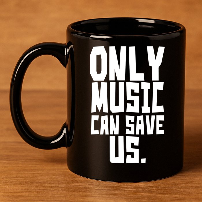 Only Music Can Save Us 11oz C Handle Ceramic Mug