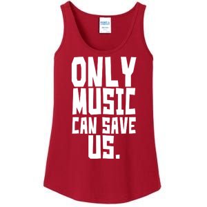 Only Music Can Save Us Ladies Essential Tank