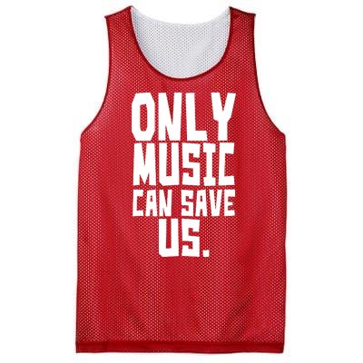 Only Music Can Save Us Mesh Reversible Basketball Jersey Tank