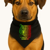 One Month Cant Hold Out History African American Pride USA-Made Doggie Bandana