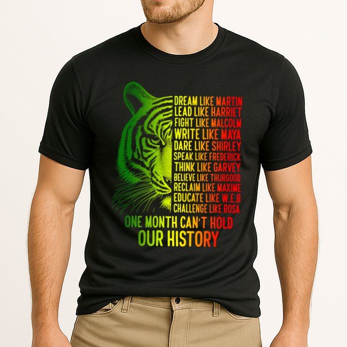 One Month Cant Hold Out History African American Pride Cooling Performance Crew T-Shirt