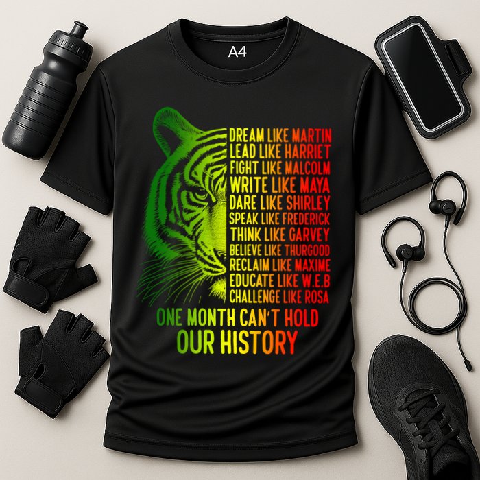 One Month Cant Hold Out History African American Pride Cooling Performance Crew T-Shirt