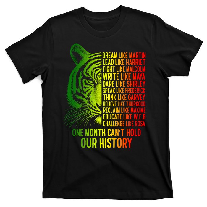 One Month Cant Hold Out History African American Pride T-Shirt