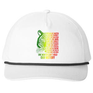 One Month Cant Hold Out History African American Pride Snapback Five-Panel Rope Hat