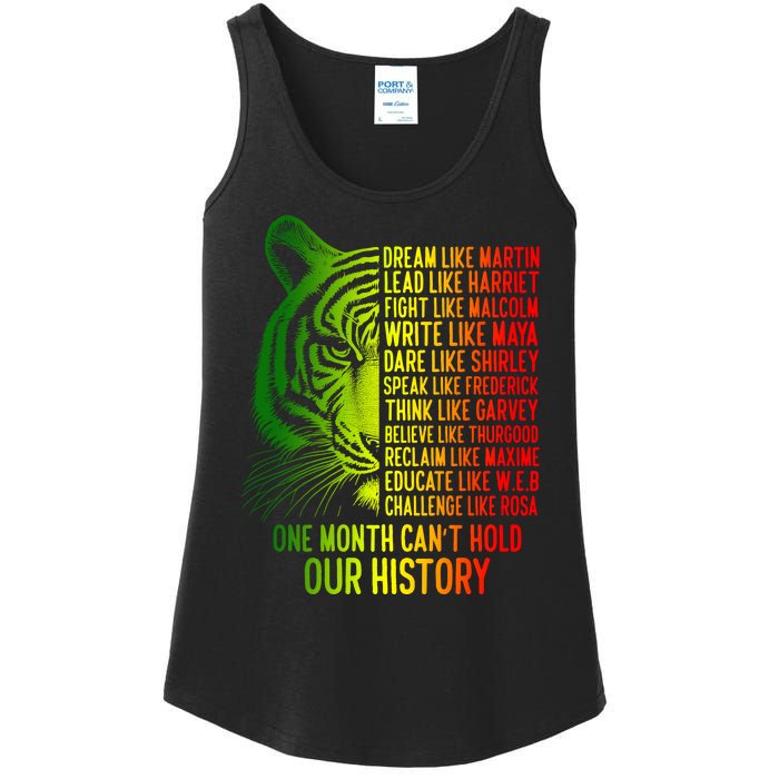 One Month Cant Hold Out History African American Pride Ladies Essential Tank