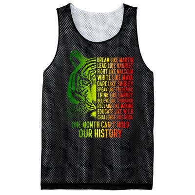 One Month Cant Hold Out History African American Pride Mesh Reversible Basketball Jersey Tank