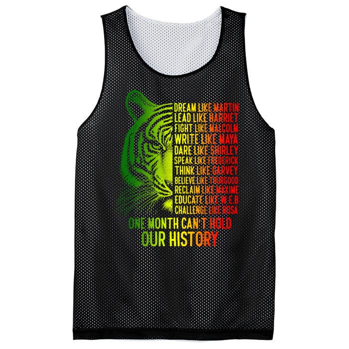 One Month Cant Hold Out History African American Pride Mesh Reversible Basketball Jersey Tank