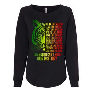 One Month Cant Hold Out History African American Pride Womens California Wash Sweatshirt