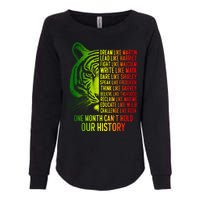 One Month Cant Hold Out History African American Pride Womens California Wash Sweatshirt