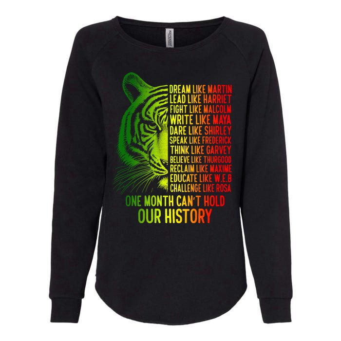 One Month Cant Hold Out History African American Pride Womens California Wash Sweatshirt