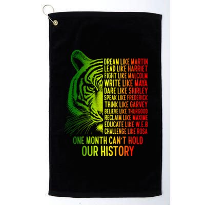 One Month Cant Hold Out History African American Pride Platinum Collection Golf Towel