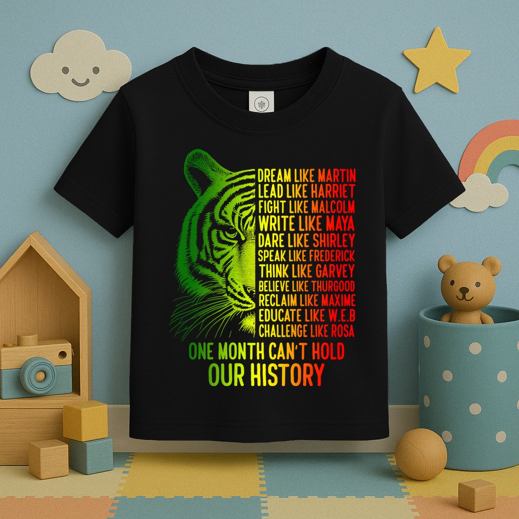 One Month Cant Hold Out History African American Pride Toddler T-Shirt