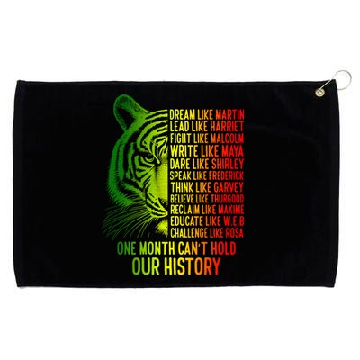 One Month Cant Hold Out History African American Pride Grommeted Golf Towel