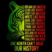 One Month Cant Hold Out History African American Pride Womens T-Shirt