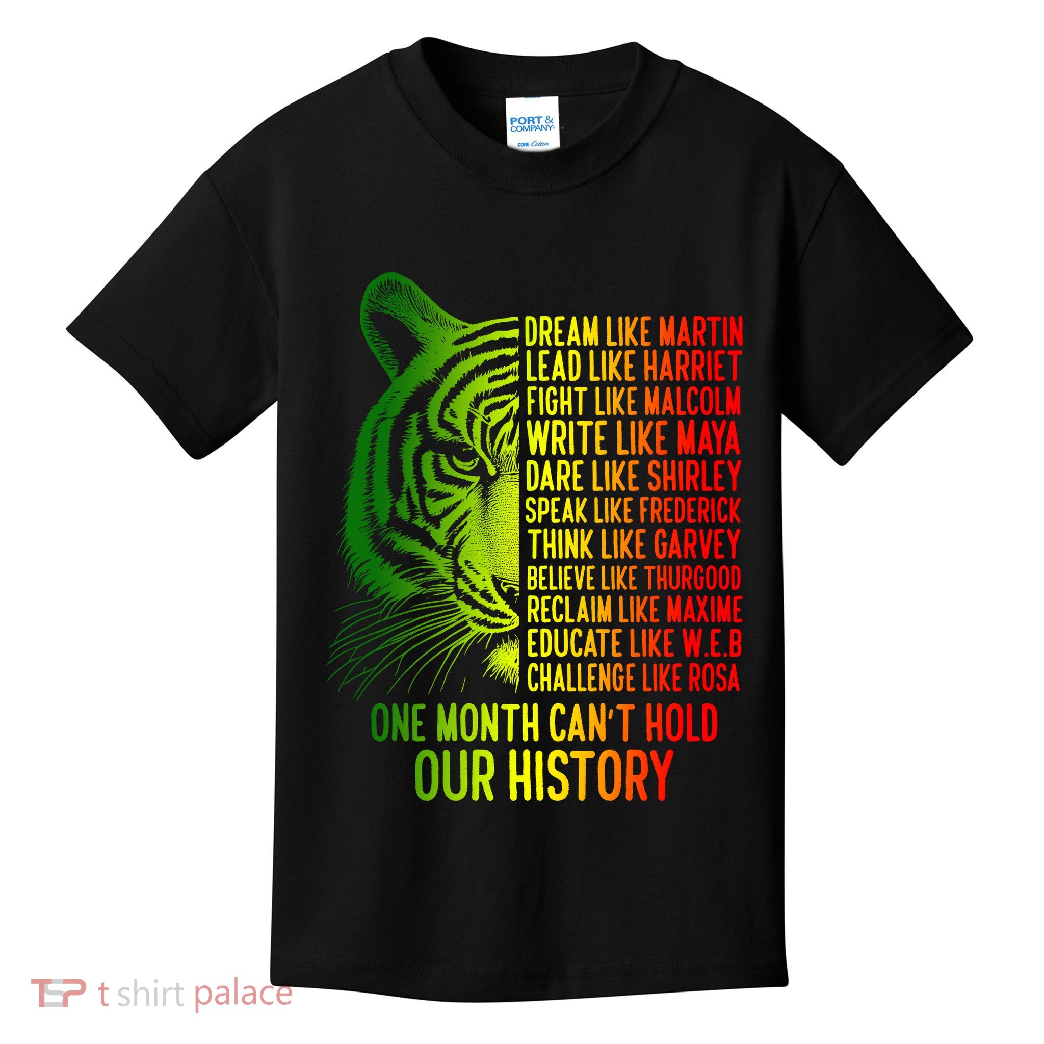 One Month Cant Hold Out History African American Pride Kids T-Shirt