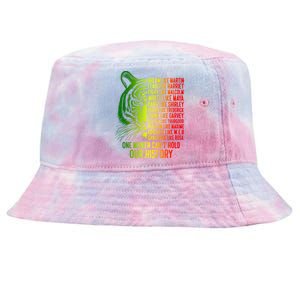 One Month Cant Hold Out History African American Pride Tie-Dyed Bucket Hat