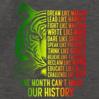 One Month Cant Hold Out History African American Pride Vector Backpack