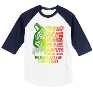 One Month Cant Hold Out History African American Pride Baseball Sleeve Shirt