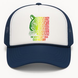 One Month Cant Hold Out History African American Pride Trucker Hat