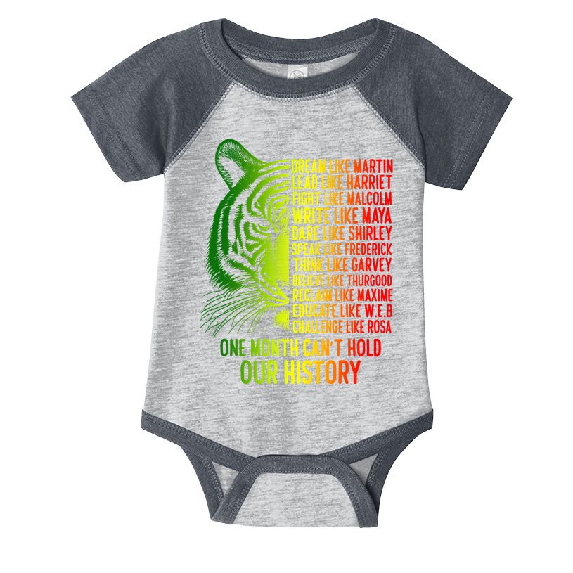 One Month Cant Hold Out History African American Pride Infant Baby Jersey Bodysuit