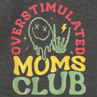 Overstimulated Moms Club Mother Day Vector Backpack
