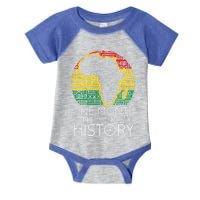 One Month Cant Hold Our History Pan African Black History Gift Infant Baby Jersey Bodysuit